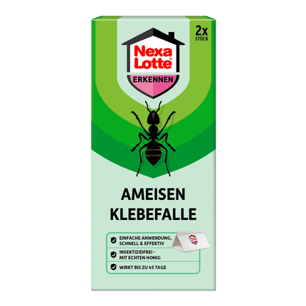 Vorderseite von Nexa Lotte Ameisen Klebefalle