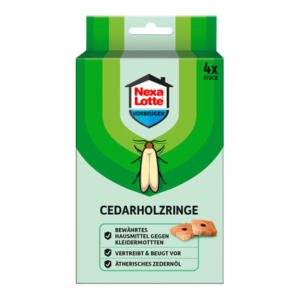 Vorderseite von Nexa Lotte Cedarholz-Ringe