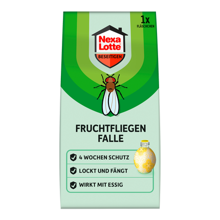 Vorderseite von Nexa Lotte Fruchtfliegen Falle