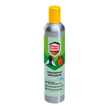 Vorderseite von Nexa Lotte Insektenspray insektizidfrei