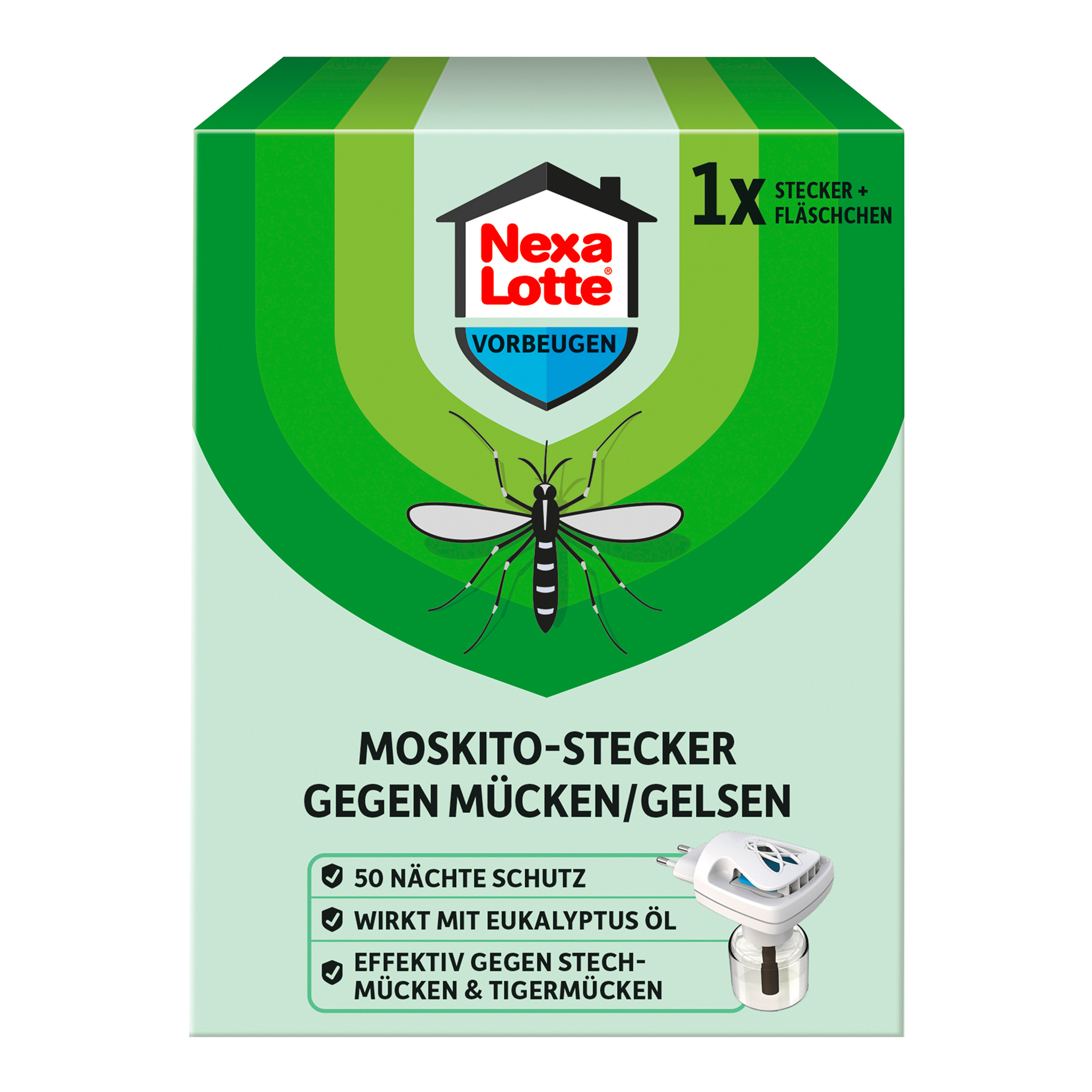Vorderseite von Nexa Lotte Moskito-Stecker Starter