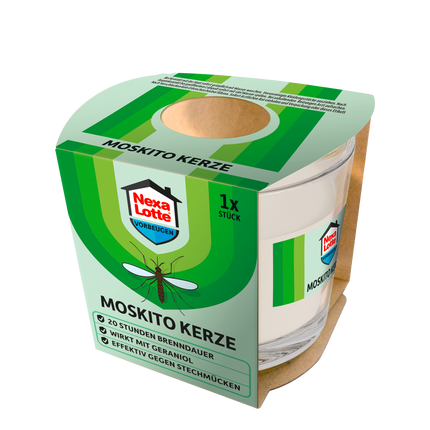 Vorderseite von Nexa Lotte Moskito Kerze