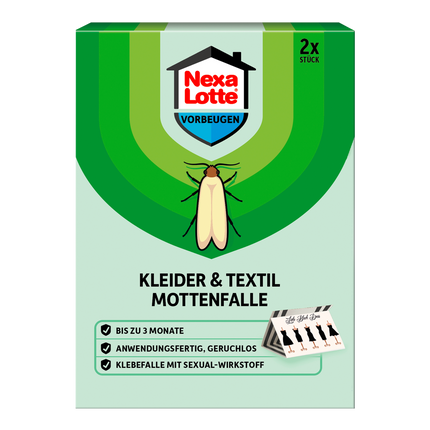 Vorderseite von Nexa Lotte Kleider- & Textil-Mottenfalle