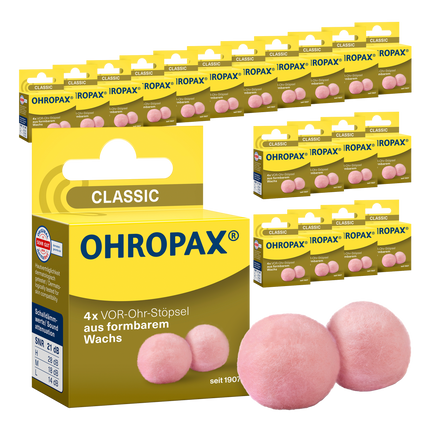 Vorderseite von OHROPAX Classic Ohrstöpsel - 20x4 Stück