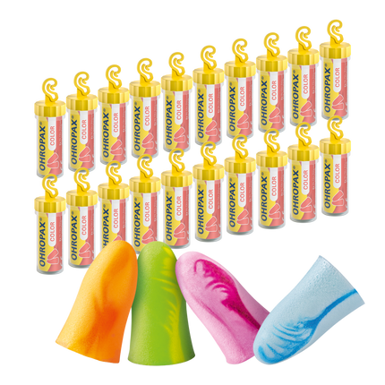 Vorderseite von OHROPAX Color Ohrstöpsel – 20x2 Stück