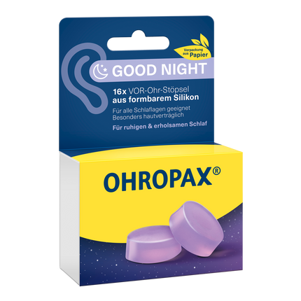 Vorderansicht von  OHROPAX Good Night Ohrstöpsel