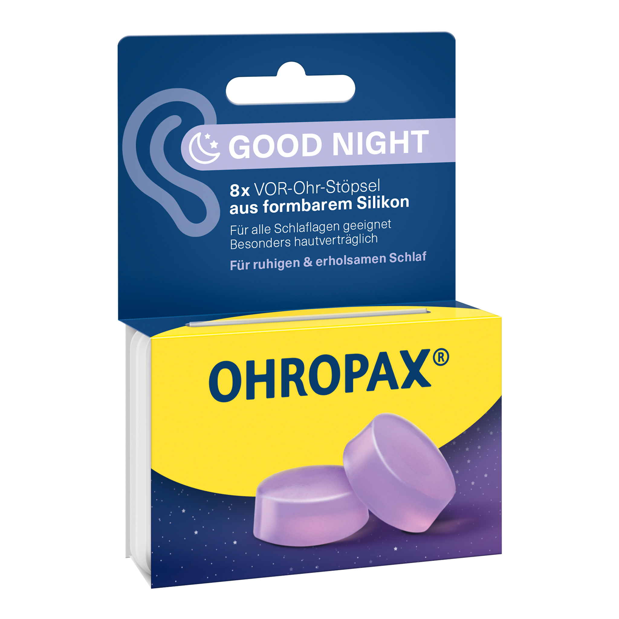 Vorderansicht von  OHROPAX Good Night Ohrstöpsel