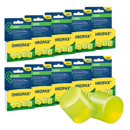 Vorderseite von OHROPAX Kids Ohrstöpsel - 10x8 Stück