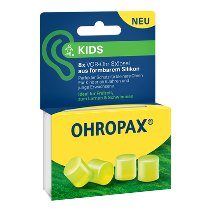 Vorderseite von OHROPAX Kids Ohrstöpsel