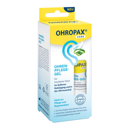 Vorderseite von OHROPAX Ohren-Pflege-Gel