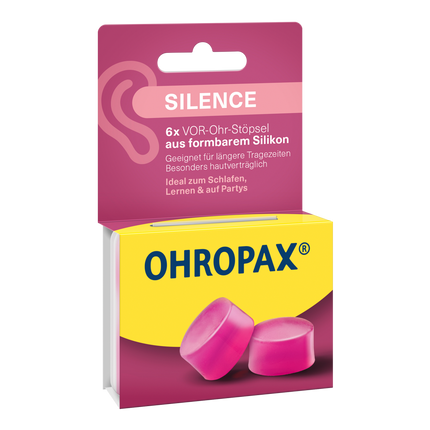 Vorderseite von OHROPAX Silence Ohrstöpsel