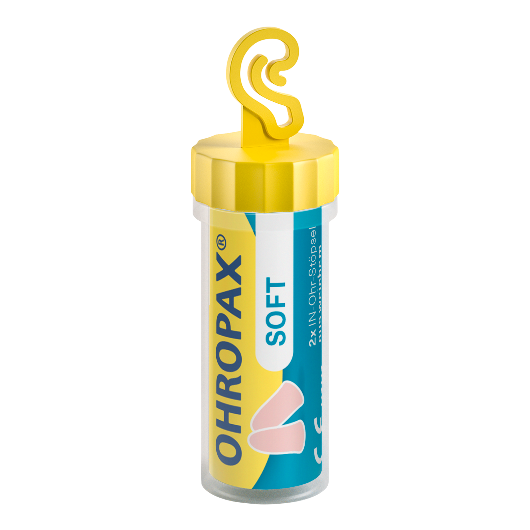Vorderseite von OHROPAX Soft Ohrstöpsel