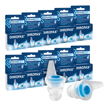 Vorderseite von OHROPAX Travel Ohrstöpsel - 10x1 Paar