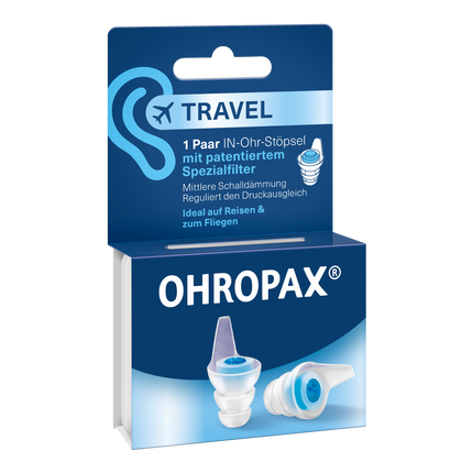 Vorderseite von OHROPAX Travel Ohrstöpsel