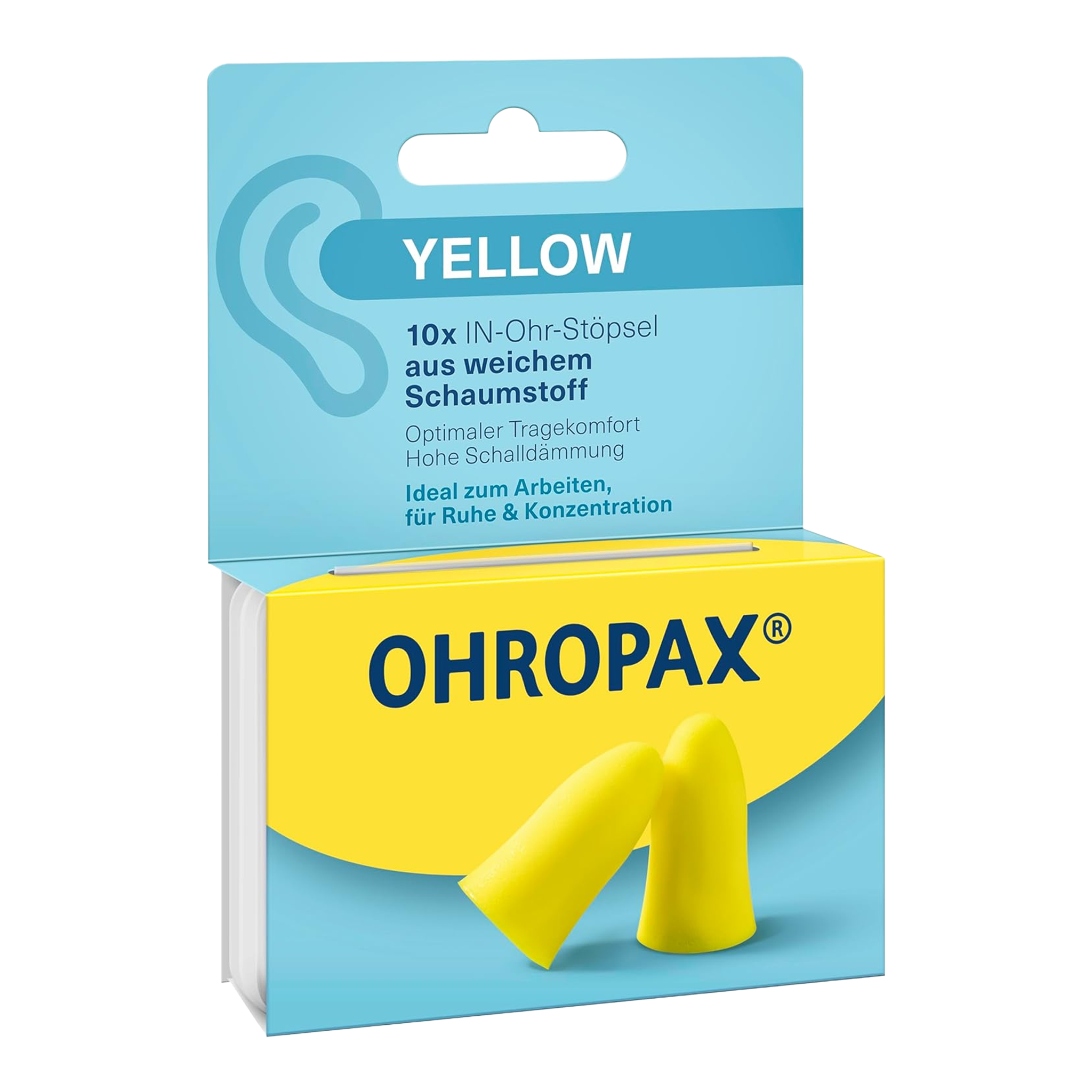 Vorderansicht von OHROPAX Yellow