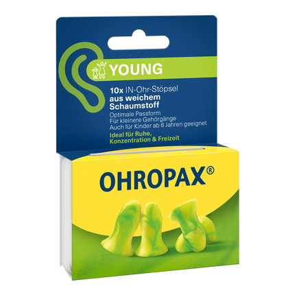Vorderseite von OHROPAX Young Ohrstöpsel