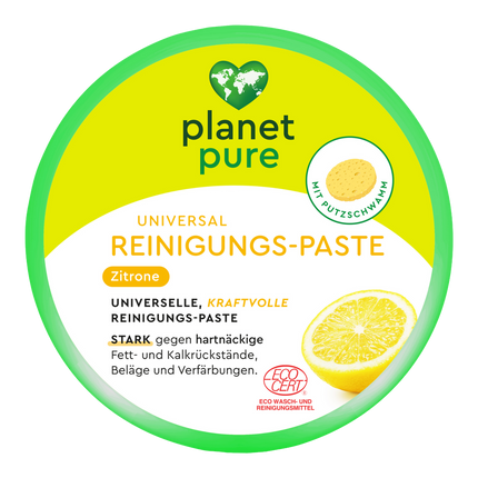 Planet Pure Universal Reinigungs-Paste Zitrone - 300g
