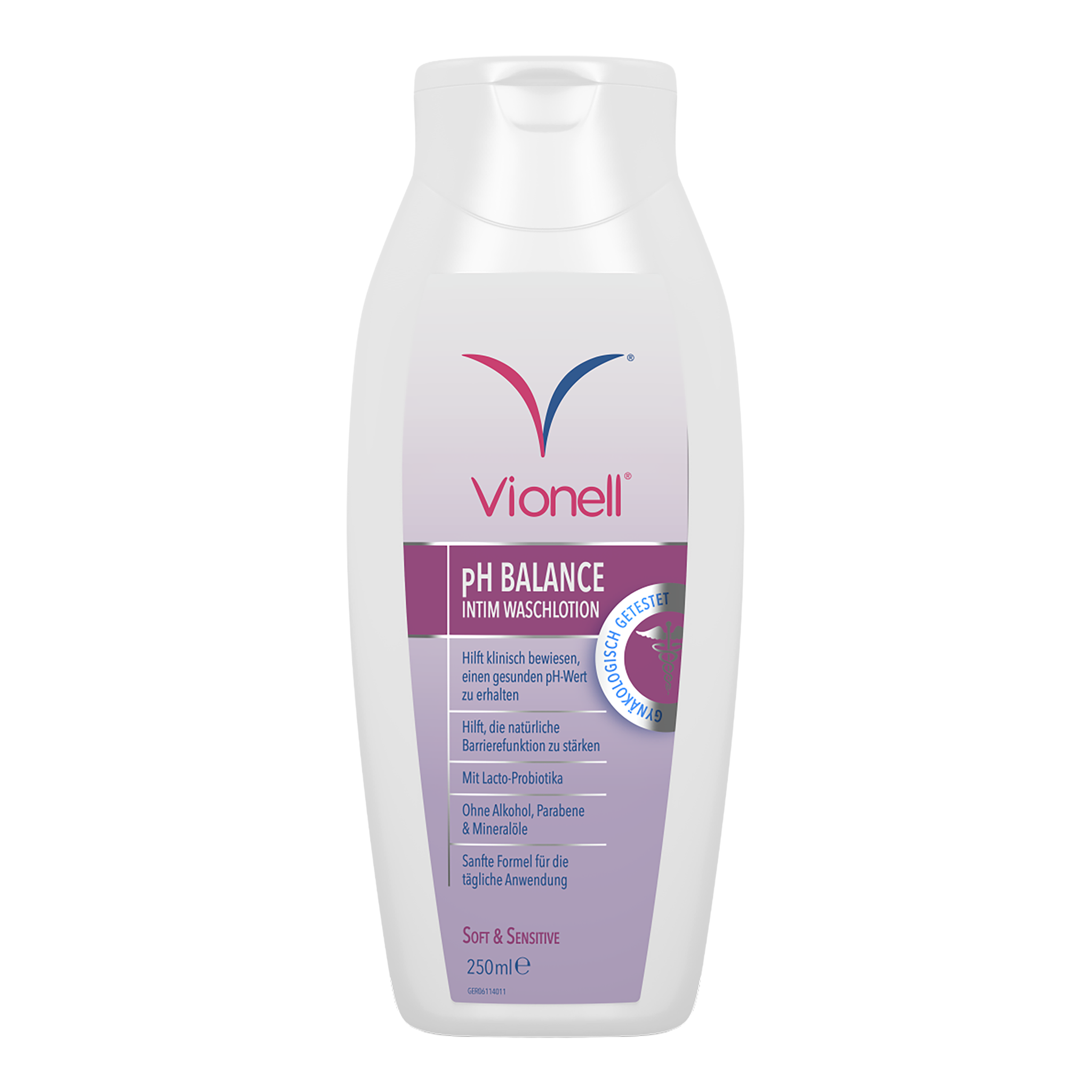 Vorderseite von  Vionell pH Balance Intim Waschlotion