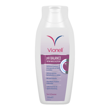 Vorderseite von  Vionell pH Balance Intim Waschlotion