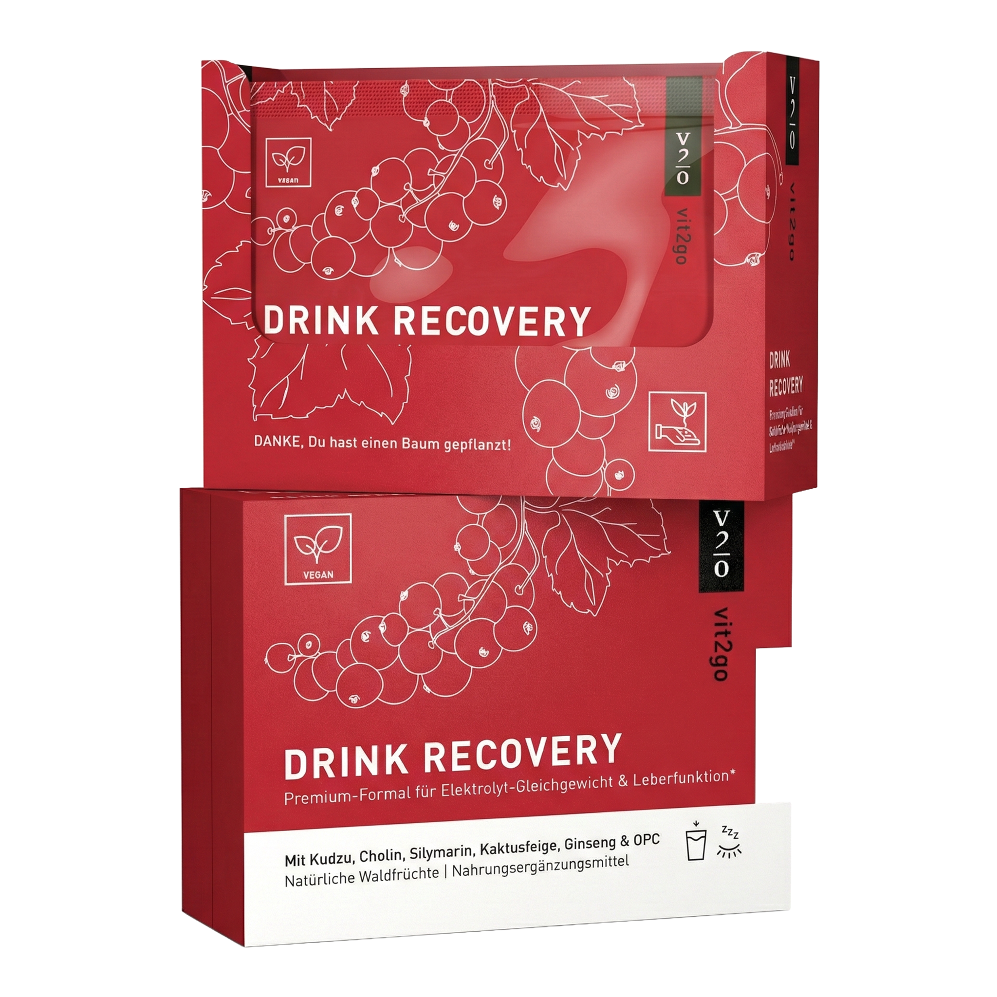 Vorderseite von Vit2go Drink Recovery