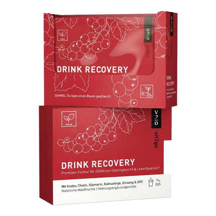 Vorderseite von Vit2go Drink Recovery