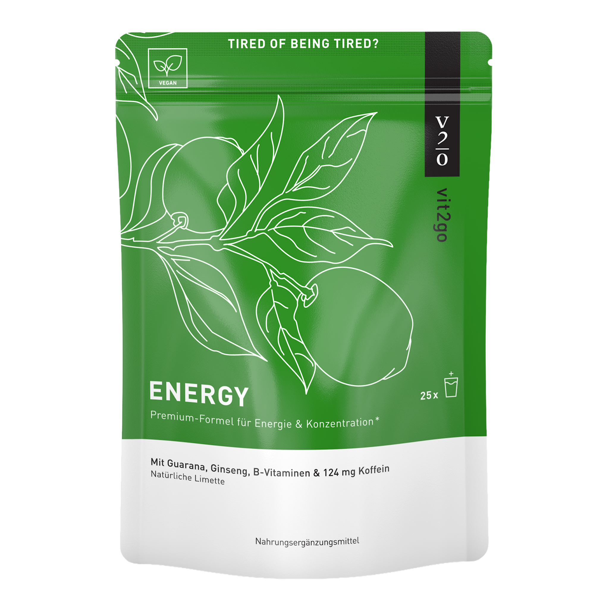 Vorderseite von  Vit2go Energy - 250g