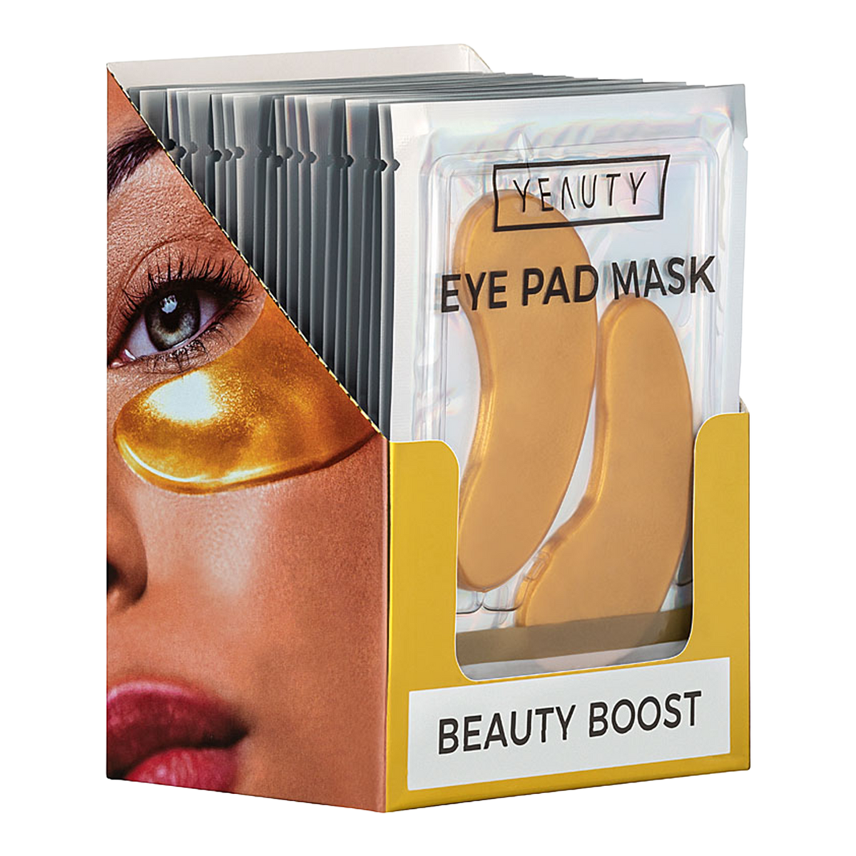 Vorderseite von YEAUTY Eye Pad Mask Beauty Boost