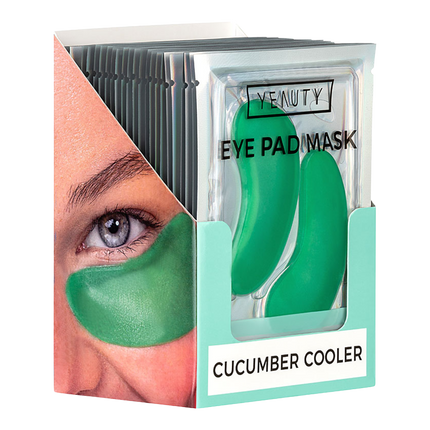 Vorderseite von YEAUTY Eye Pad Mask Cucumber Cooler - 25 Paar