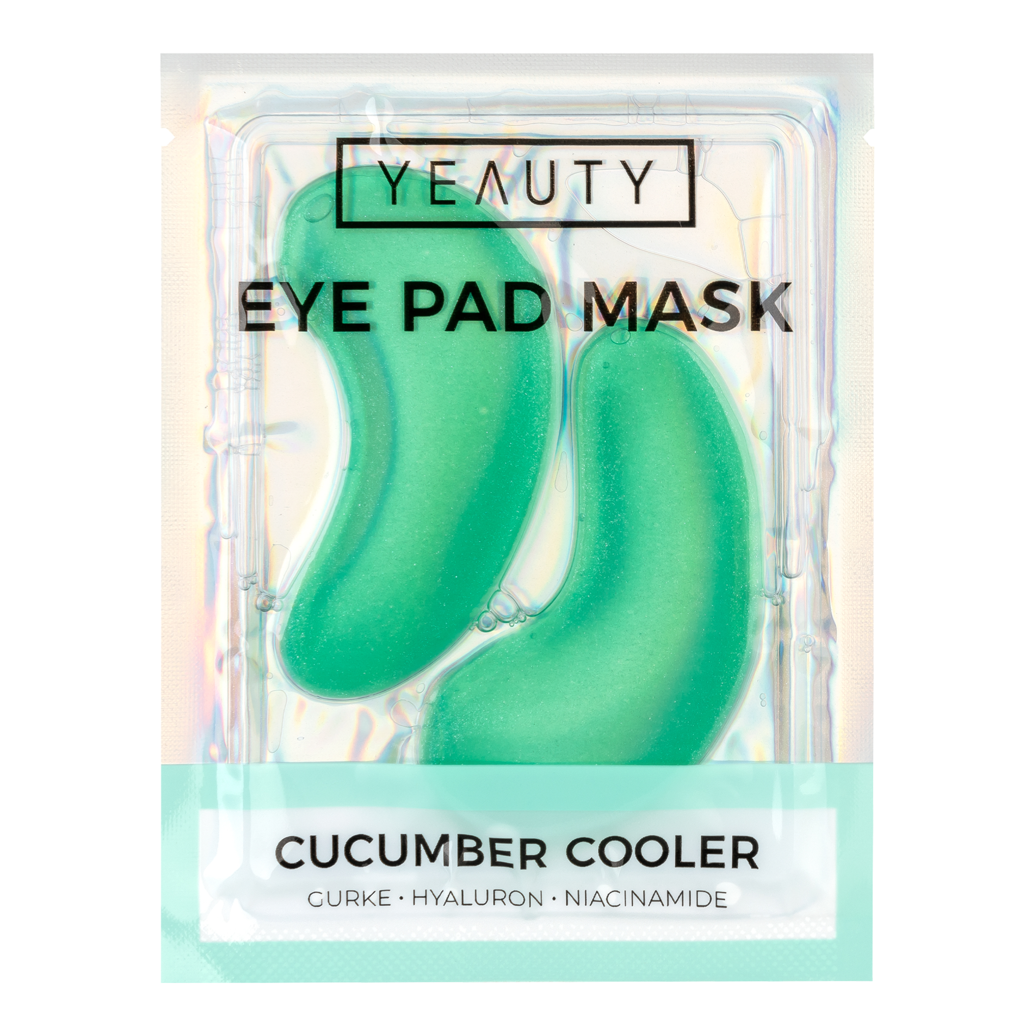 Vorderseite von  YEAUTY Eye Pad Mask Cucumber Cooler