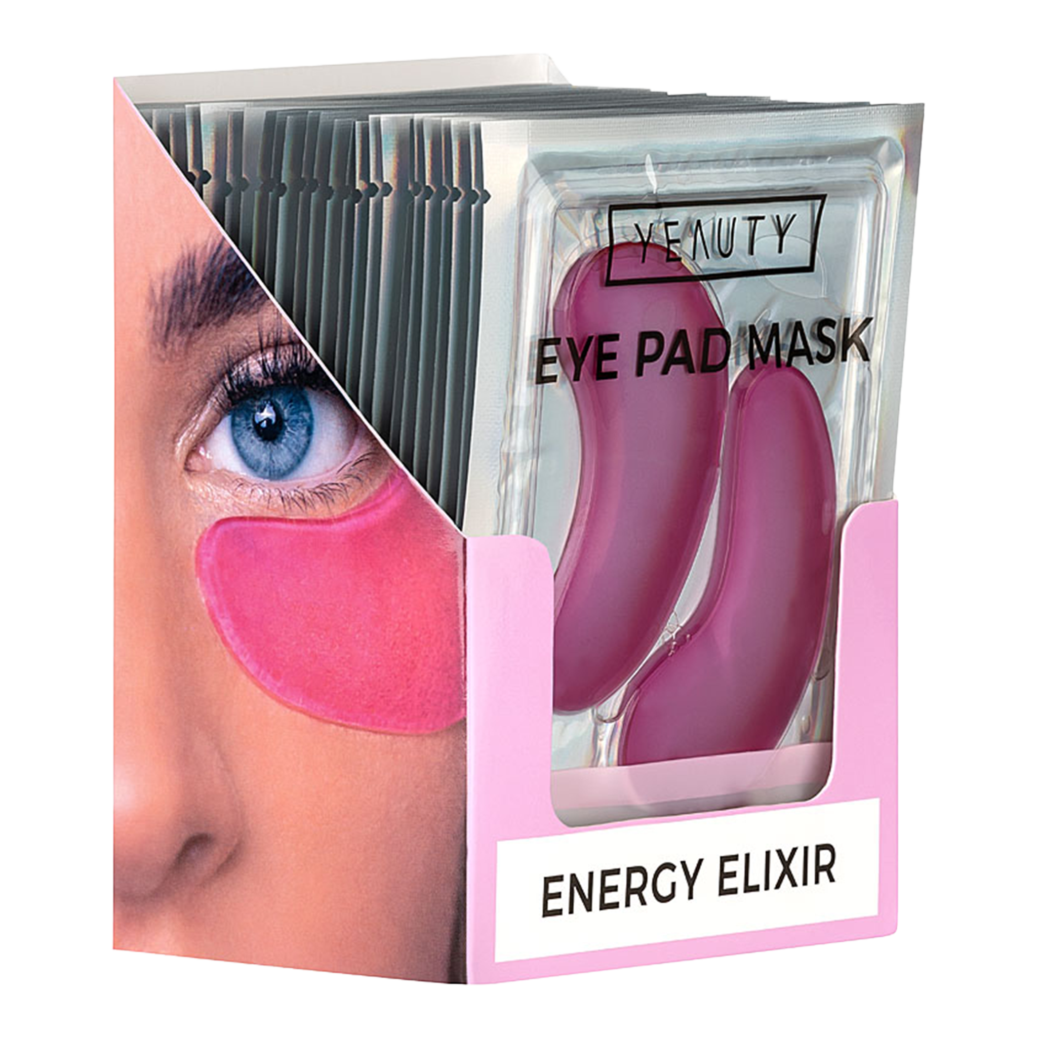 Vorderseite von YEAUTY Eye Pad Mask Energy Elixir