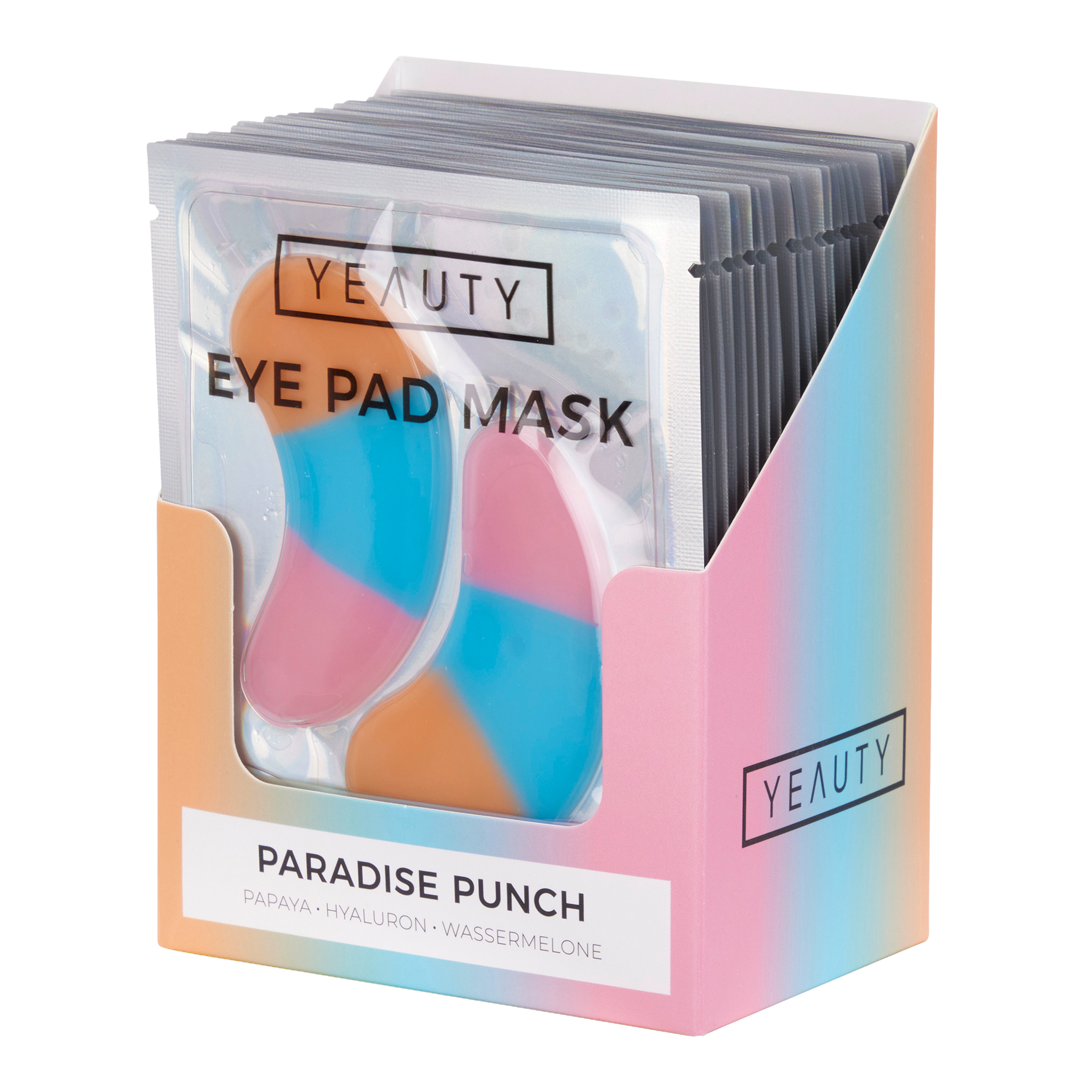 Vorderseite von YEAUTY Eye Pad Mask Paradise Punch