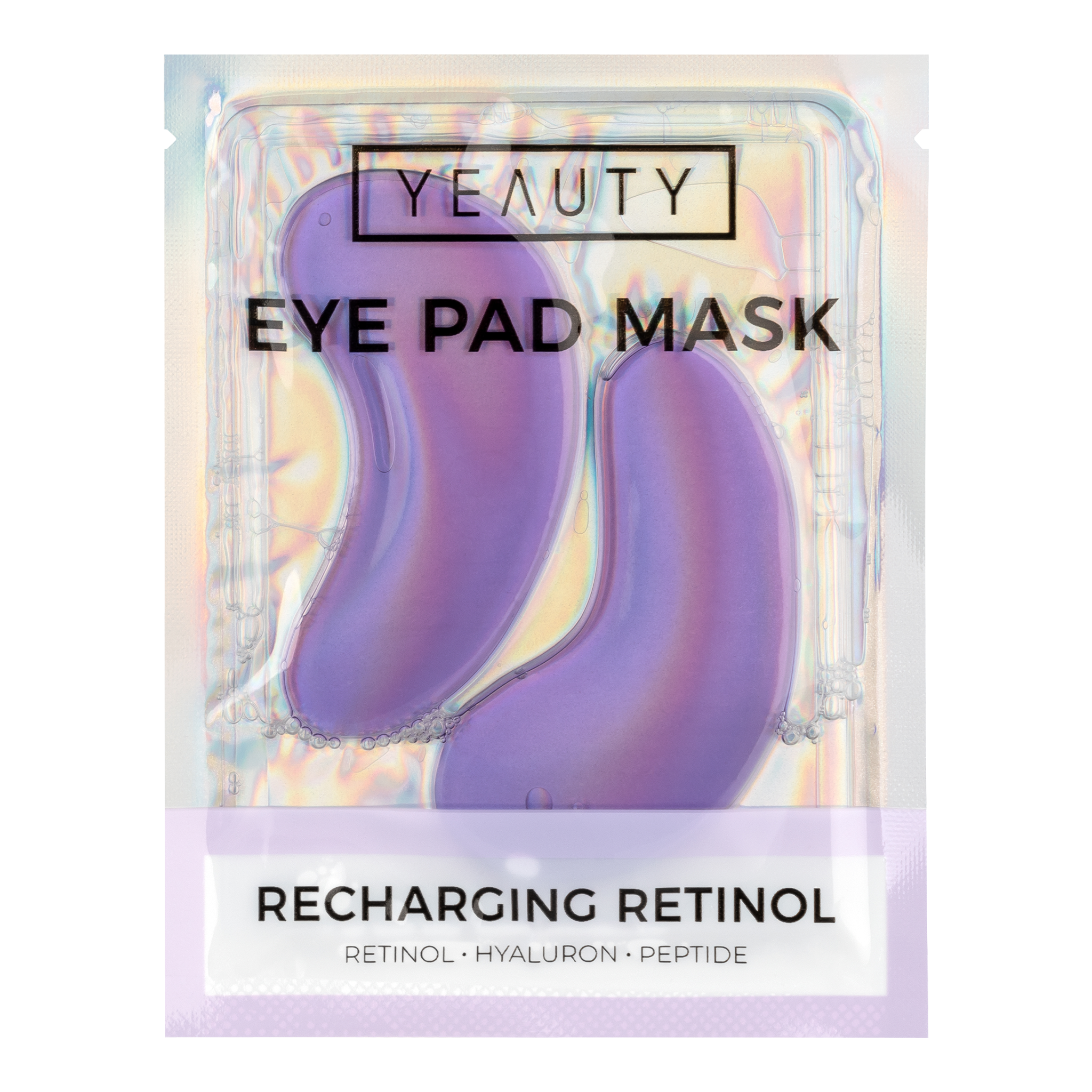 Vorderseite von YEAUTY Eye Pad Mask Recharging Retinol