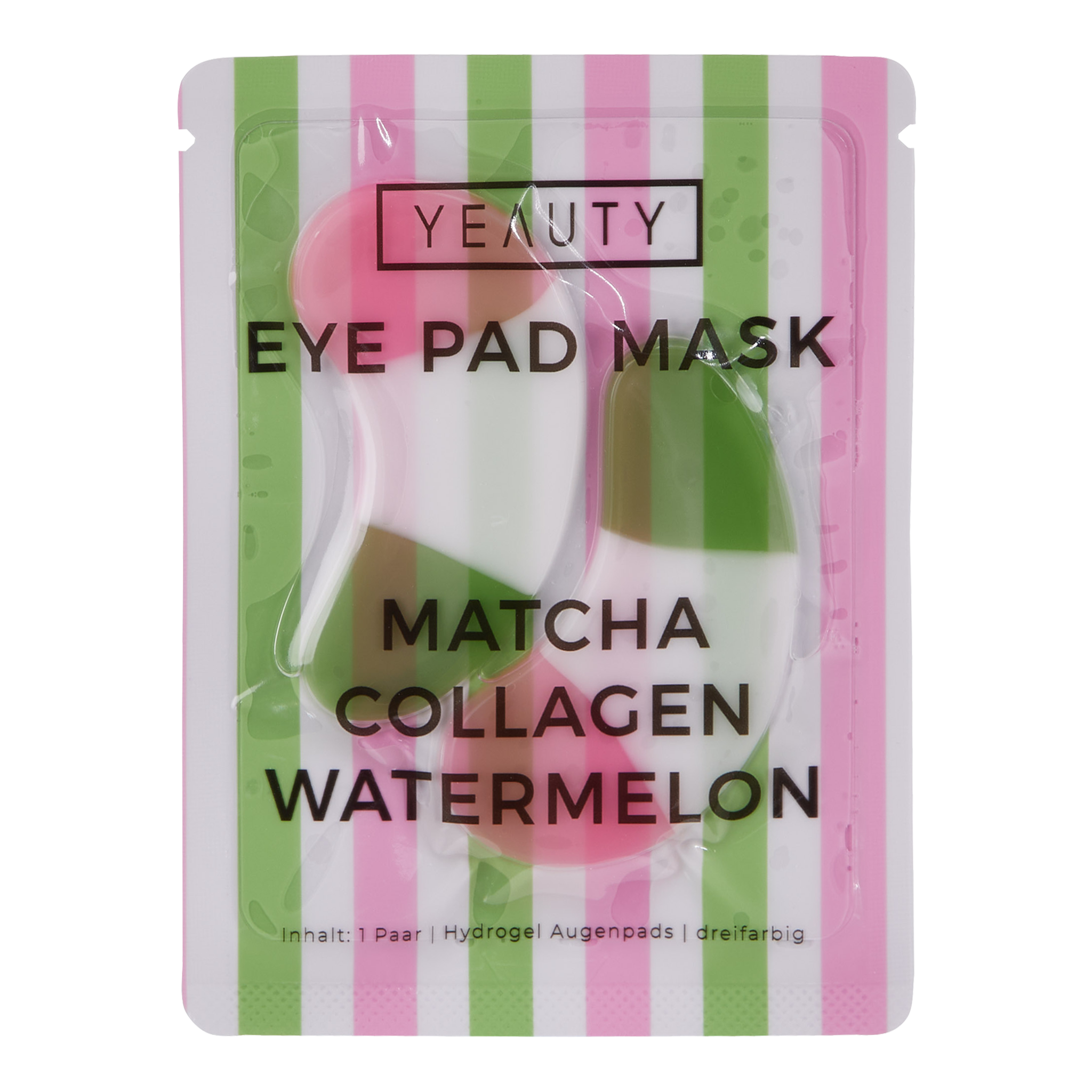 YEAUTY Matcha Collagen Watermelon Eye Pad Mask-25 Paar