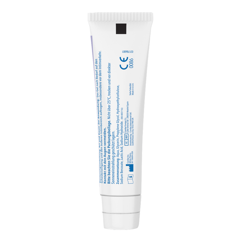 Rückseite der Tube von Vionell Intim Hydro-Gel