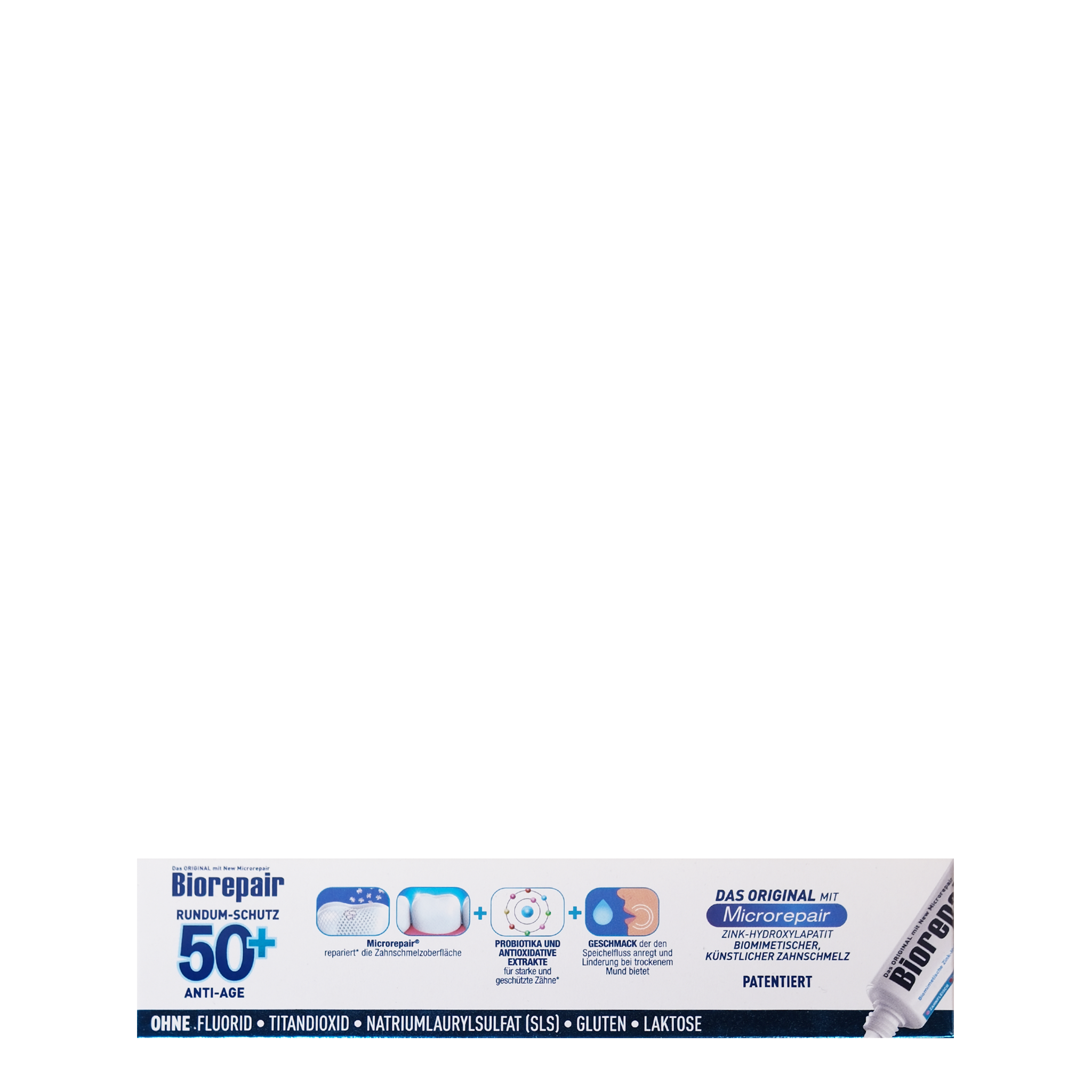 Draufsicht von Biorepair Zahncreme Complete Protection 50 +