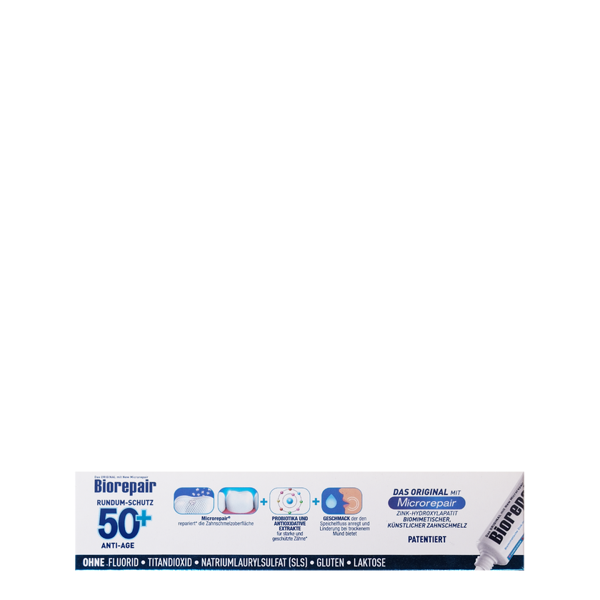 Draufsicht von Biorepair Zahncreme Complete Protection 50 +