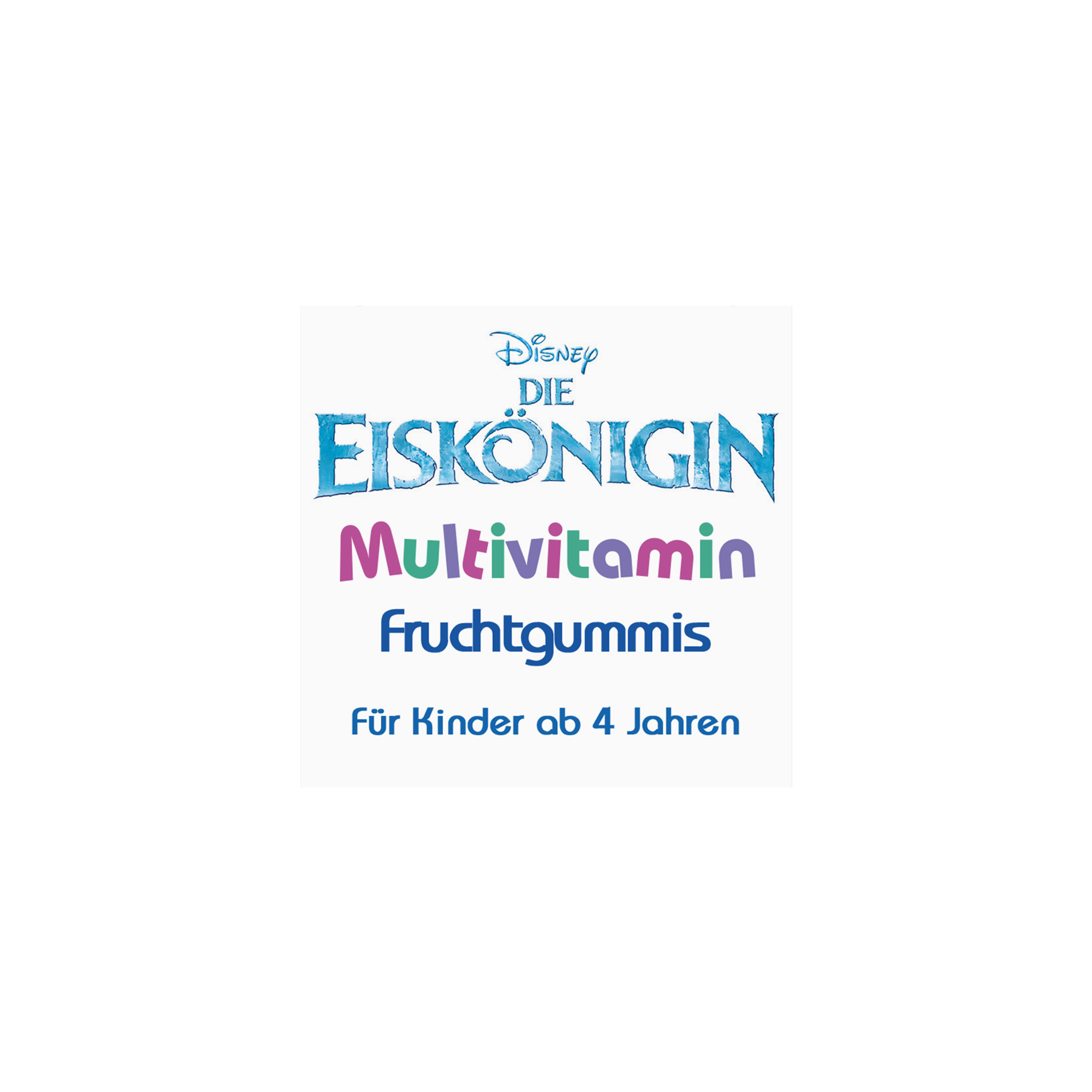 Draufsicht von Disney Multivitamin-Fruchtgummis Die Eiskönigin