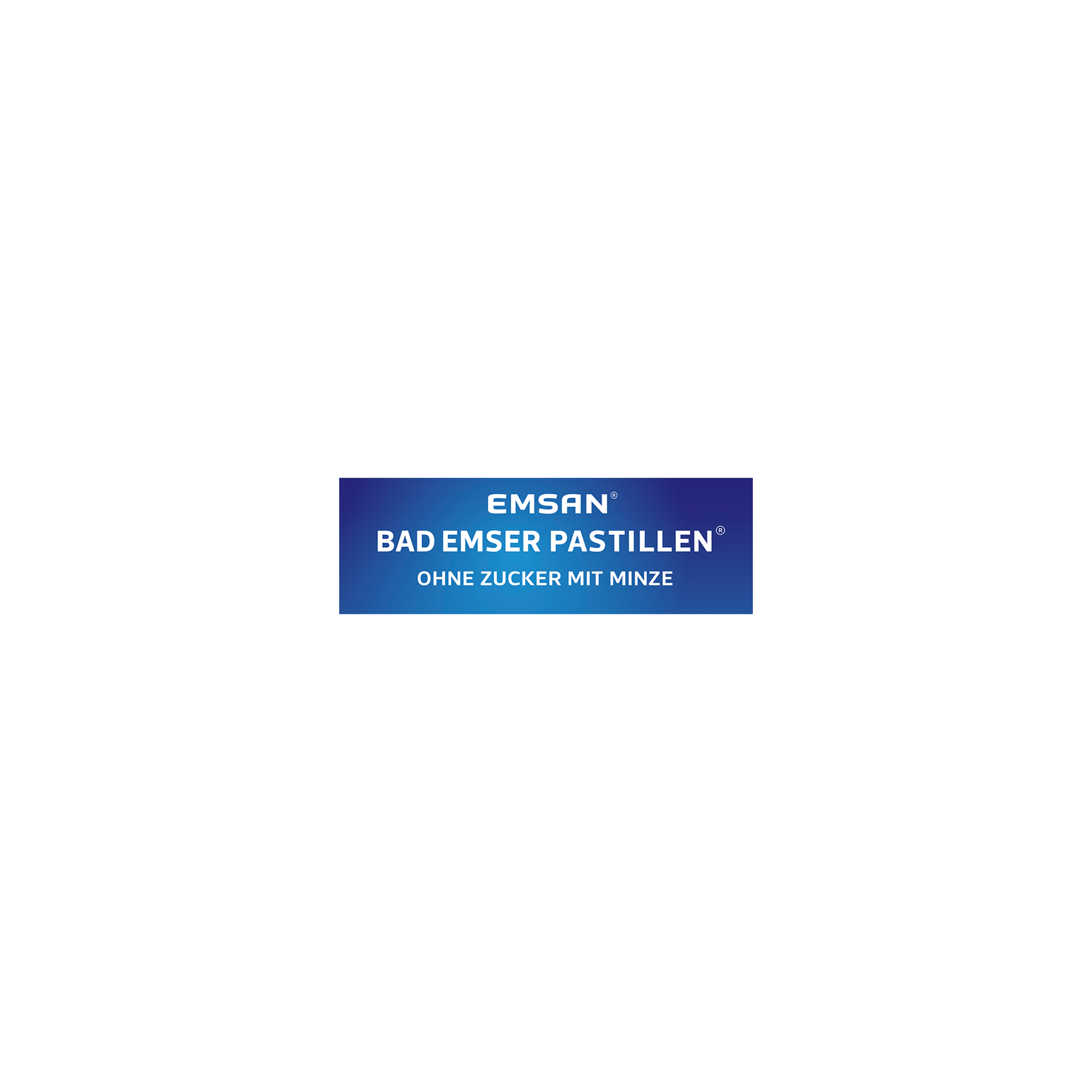 Draufsicht von EMSAN Bad Emser Pastillen ohne Zucker Minze