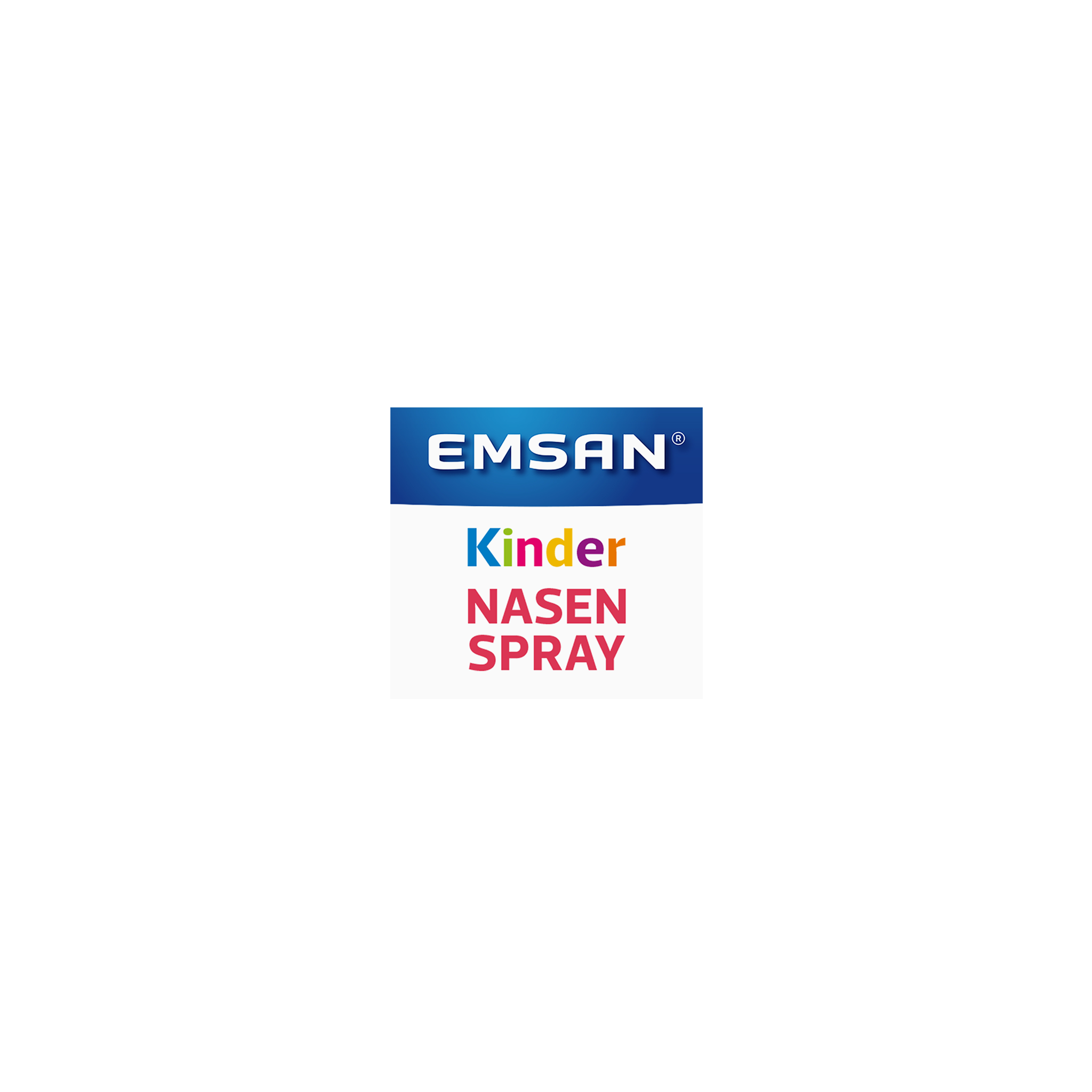 Draufsicht von EMSAN® Kindernasenspray