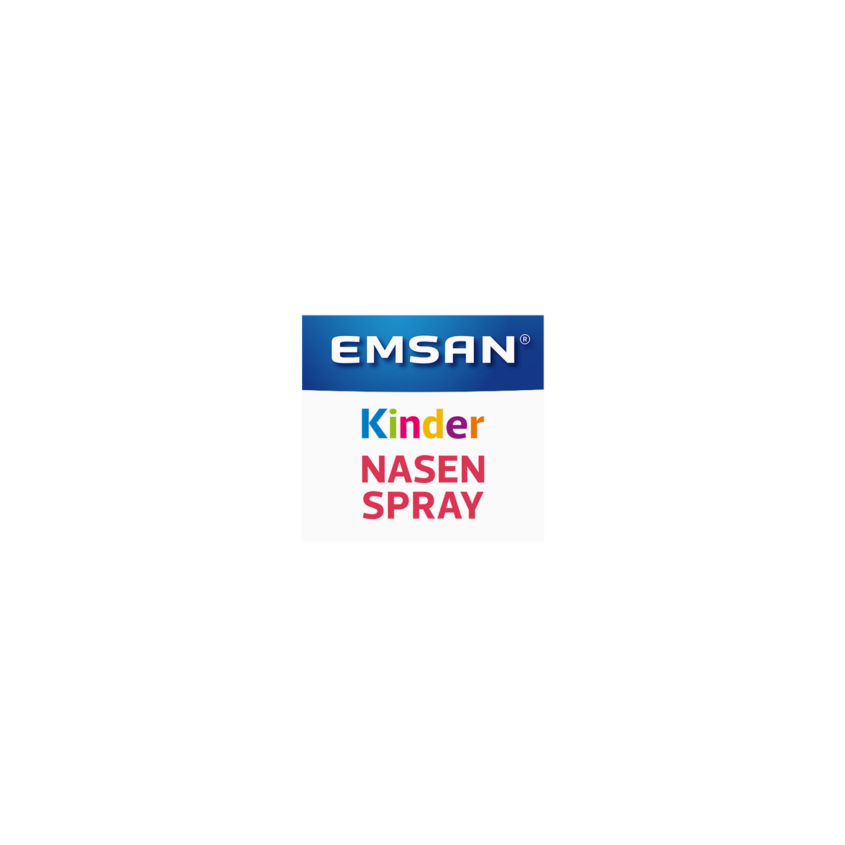 Draufsicht von EMSAN® Kindernasenspray