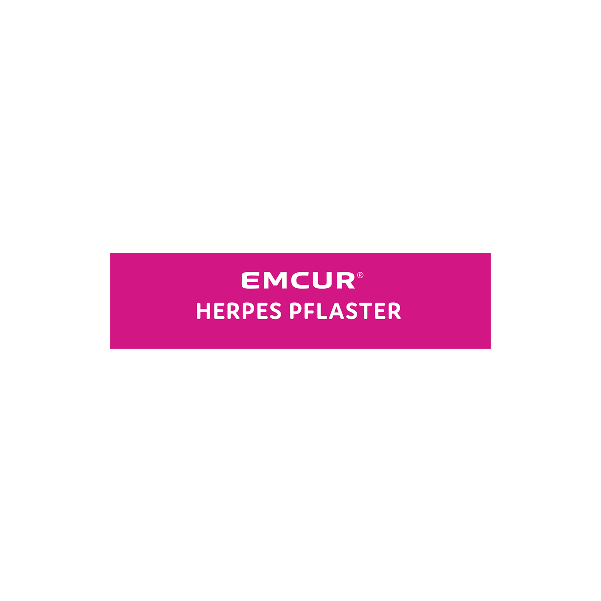 Draufsicht von EMCUR® Herpespflaster