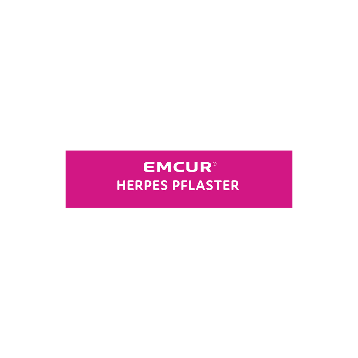 Draufsicht von EMCUR® Herpespflaster