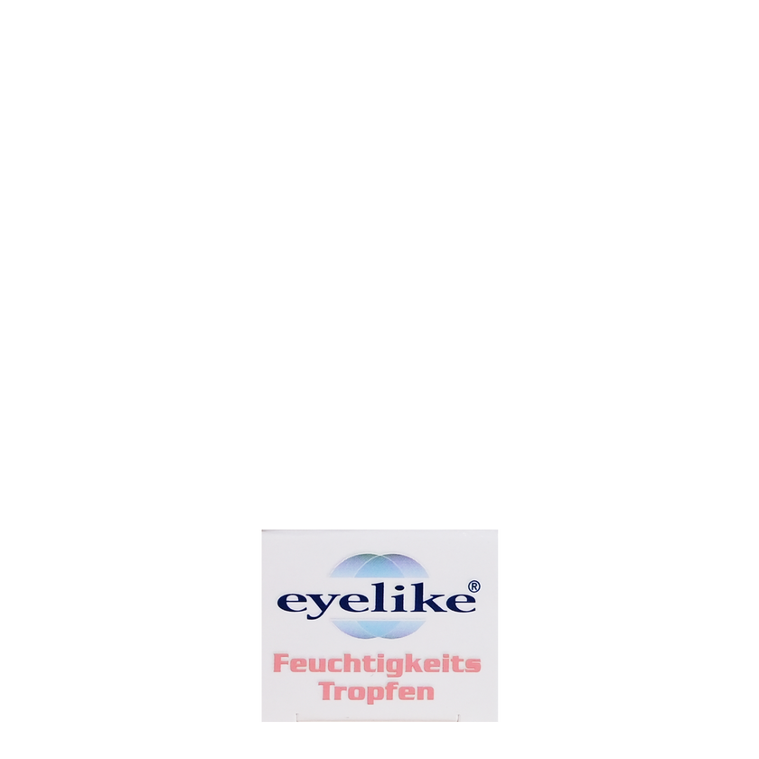 Draufsicht von eyelike Feuchtigkeitstropfen