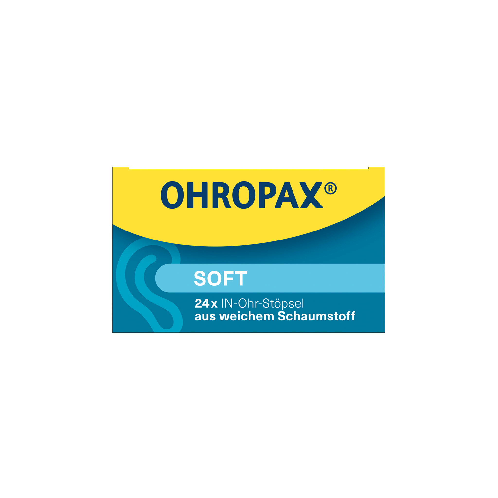 OHROPAX Soft Ohrstöpsel Verpackung von oben