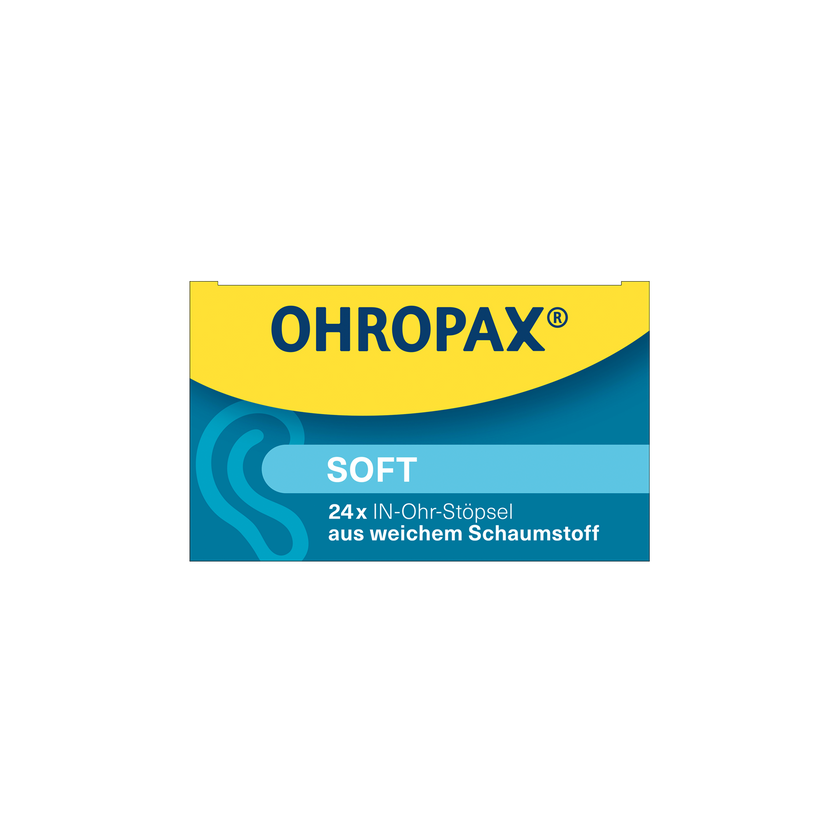 OHROPAX Soft Ohrstöpsel Verpackung von oben