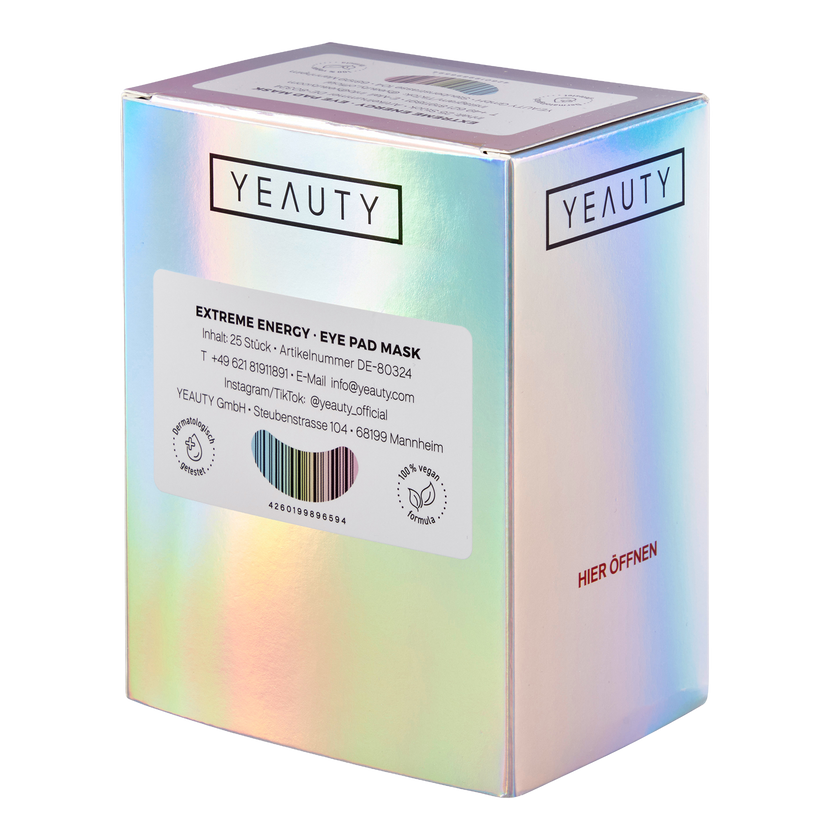 Rechte Seite von YEAUTY Eye Pad Mask Extreme Energy