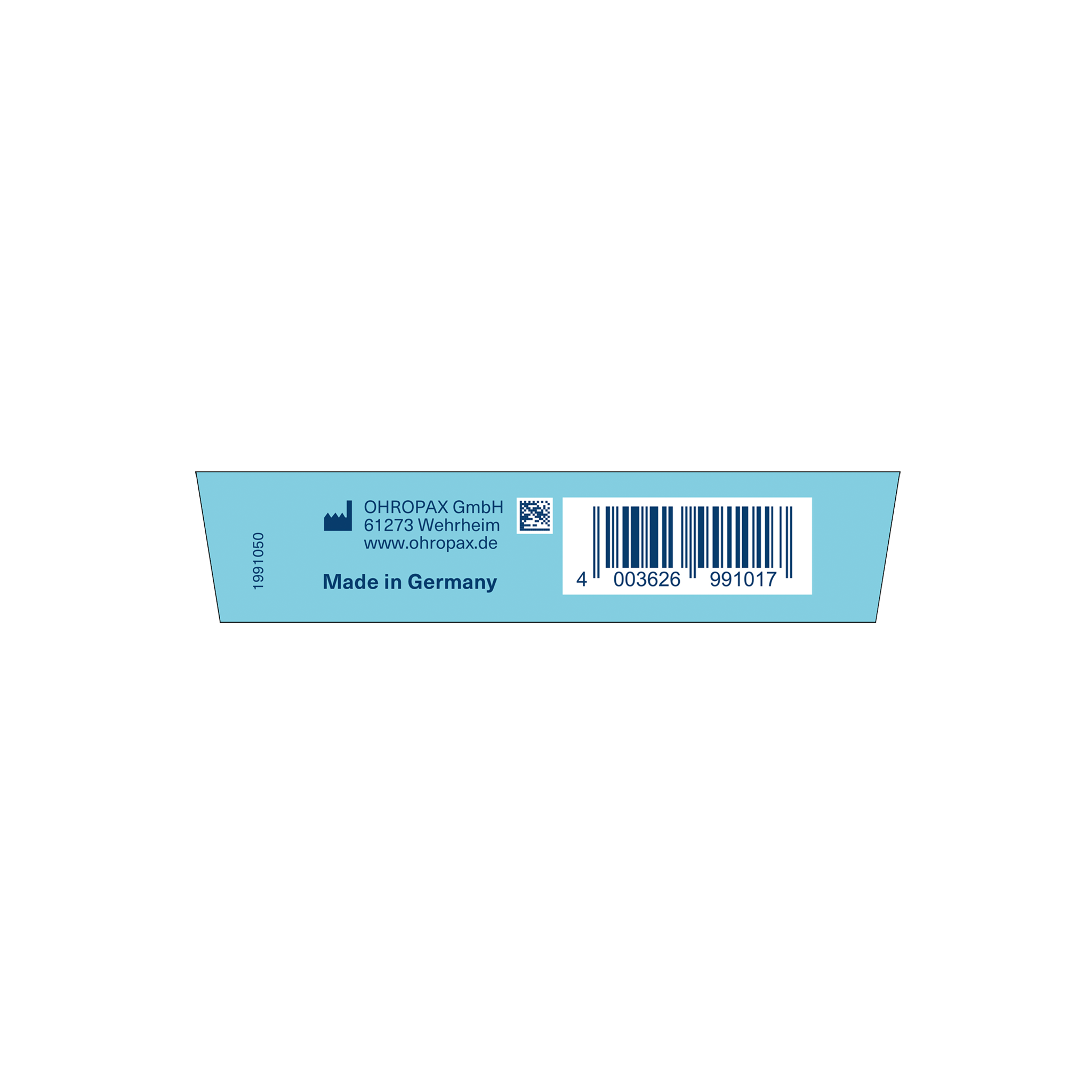 OHROPAX Yellow Verpackung von unten