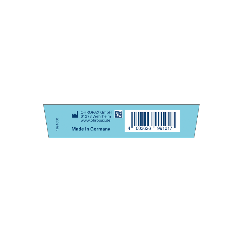 OHROPAX Yellow Verpackung von unten