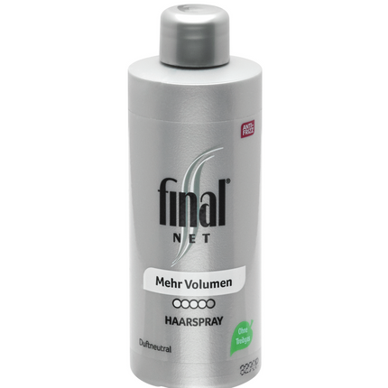 Final NET Mehr Volumen, Austauschflasche, NFP, Front
