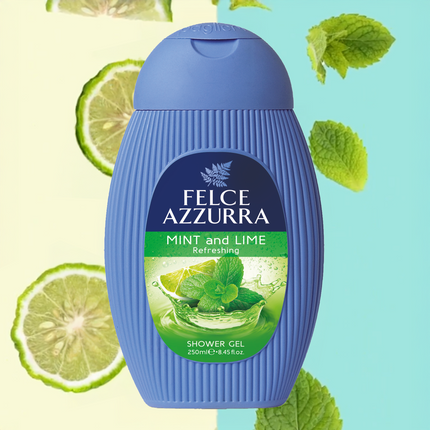 Felce Azzurra Duschgel Mint and Lime - 12x250ml